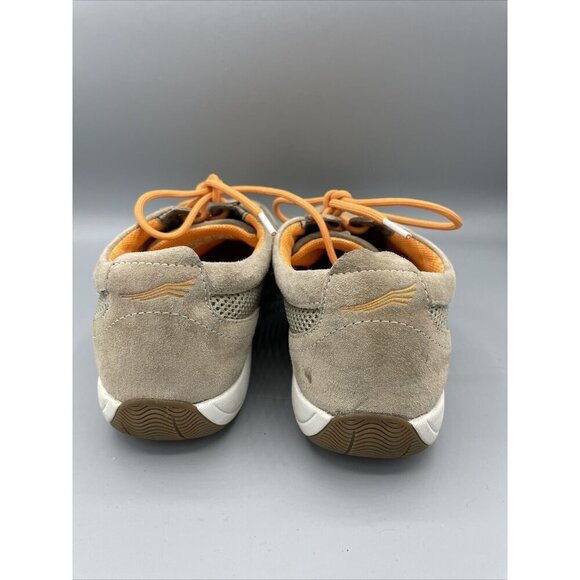 Dansko Tan Suede Leather Lace Up Sneakers Comfort Size 39 - Picture 4 of 9